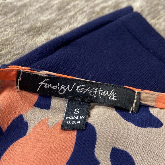 HP⭐️ Mini Dress. Cold shoulder. Sheer on top. Stretchy skirt. Like new - Picture 6 of 8